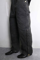 ”carhartt” black fade color duck overall