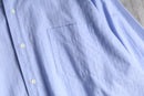 “Polo by Ralph Lauren” MERRIN sax blue woven cotton shirt