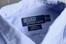 “Polo by Ralph Lauren” MERRIN sax blue woven cotton shirt