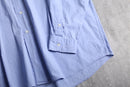 “Polo by Ralph Lauren” MERRIN sax blue woven cotton shirt