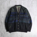 3D like ethnic design cardigan