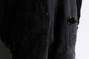 ”carhartt” black fade color duck overall