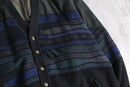 3D like ethnic design cardigan