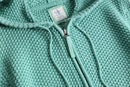"OLD NAVY" light emerald color knit hoodie