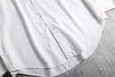 “Calvin Klein”white herringbone dress shirt