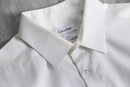 “Calvin Klein”white herringbone dress shirt