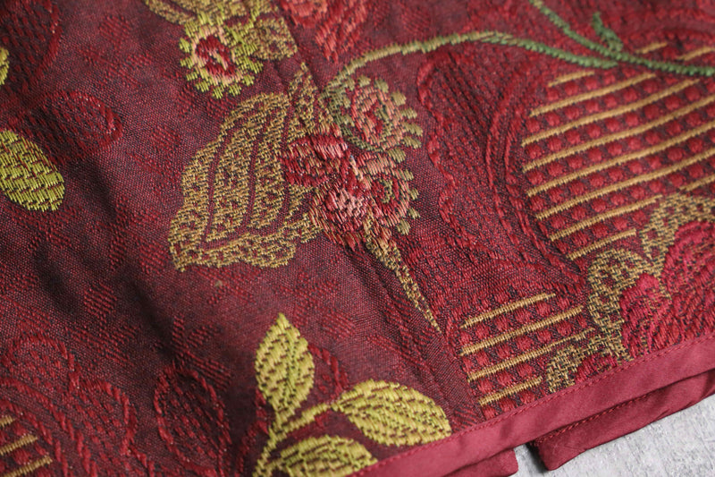 “CHICO’S” floral jacquard china jacket