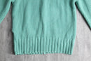 "OLD NAVY" light emerald color knit hoodie