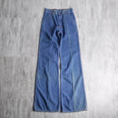 70's "EDWIN【FRENCH CUT】" indigo wide flare denim pants
