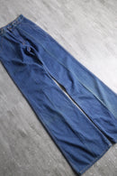 70's "EDWIN【FRENCH CUT】" indigo wide flare denim pants
