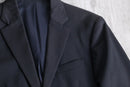 "KENZO" dark navy slim fit two button tailored jacket