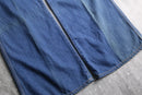 70's "EDWIN【FRENCH CUT】" indigo wide flare denim pants
