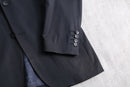 "KENZO" dark navy slim fit two button tailored jacket