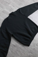 “RUSSELL” contrast color college print sweatshirt