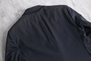 "KENZO" dark navy slim fit two button tailored jacket