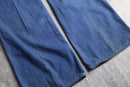 70's "EDWIN【FRENCH CUT】" indigo wide flare denim pants
