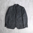 black rose emb single 1B tailored jacket