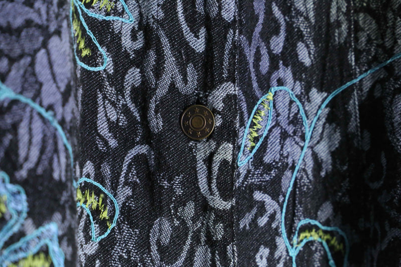 botanical embroidery tracker jacket