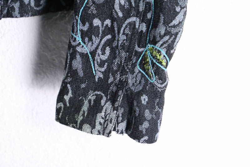 botanical embroidery tracker jacket