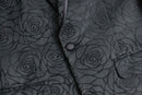 black rose emb single 1B tailored jacket