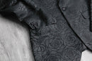 black rose emb single 1B tailored jacket
