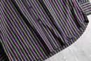 00's "KENZO HOMME" pink × lime green striped L/S shirt