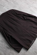 reddish brown double breasted wool blazer