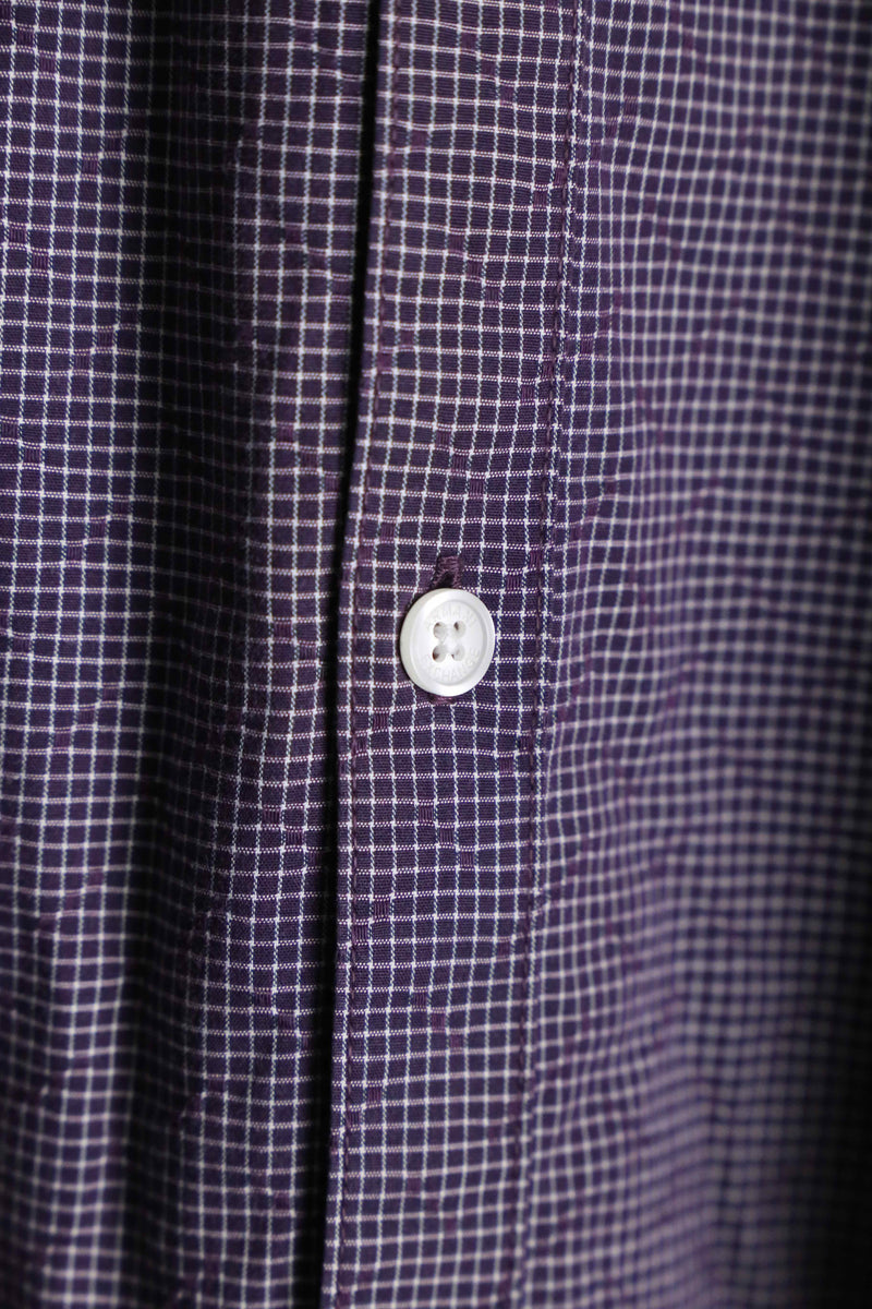 “ARMANI EXCHANGE” purple check dress shirt