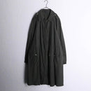 2000s zip up rayon poly twill coat