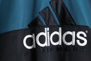 90s “adidas” green black horizontal stripe track jacket