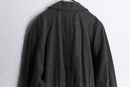 2000s zip up rayon poly twill coat