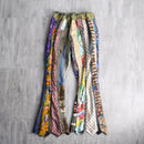 "Re:make" tie docking flare pants
