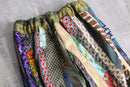 "Re:make" tie docking flare pants