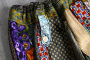 "Re:make" tie docking flare pants