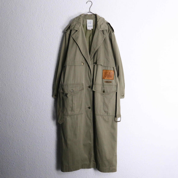 1990s TOGETHER cotton twill trench coat