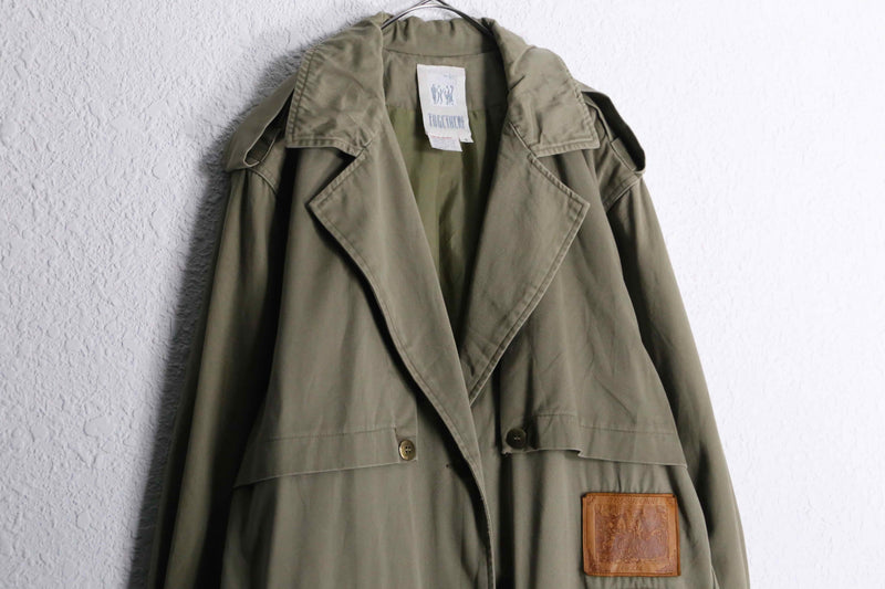 1990s TOGETHER cotton twill trench coat