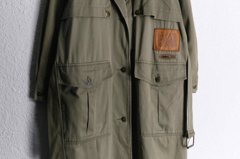 1990s TOGETHER cotton twill trench coat