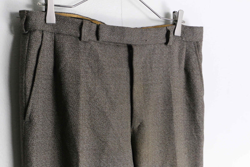 melange design wide straight slacks