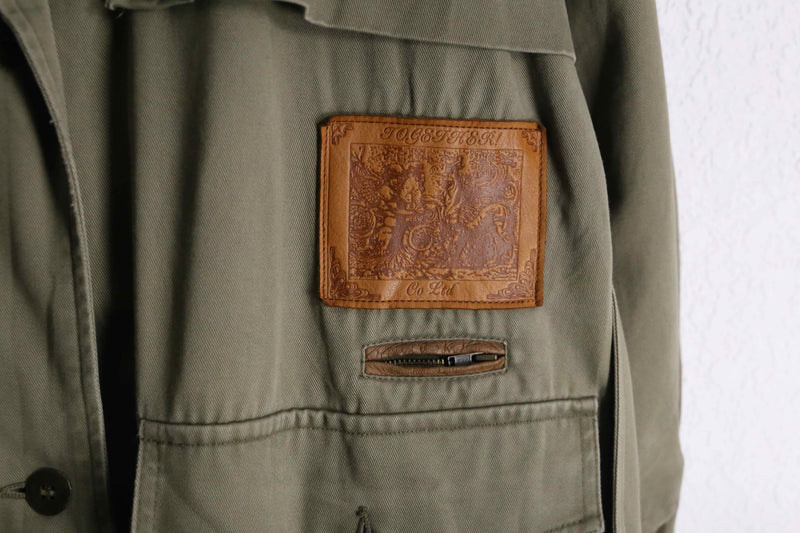 1990s TOGETHER cotton twill trench coat