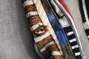 "Re:make" tie docking flare pants