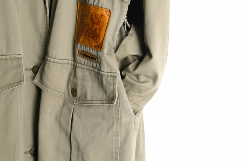 1990s TOGETHER cotton twill trench coat