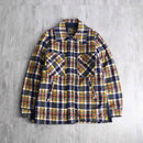 "Cal Craft" check pattern jacket made in usa