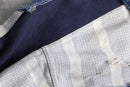 "Re:make" denim docking sweat jacket