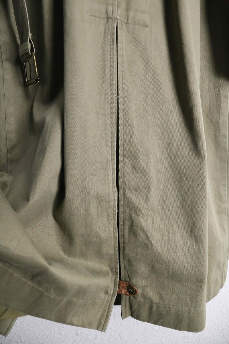 1990s TOGETHER cotton twill trench coat