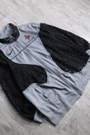 "Re:make" lace docking track jacket