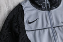 "Re:make" lace docking track jacket