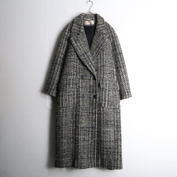 Italy tweed wool chester coat