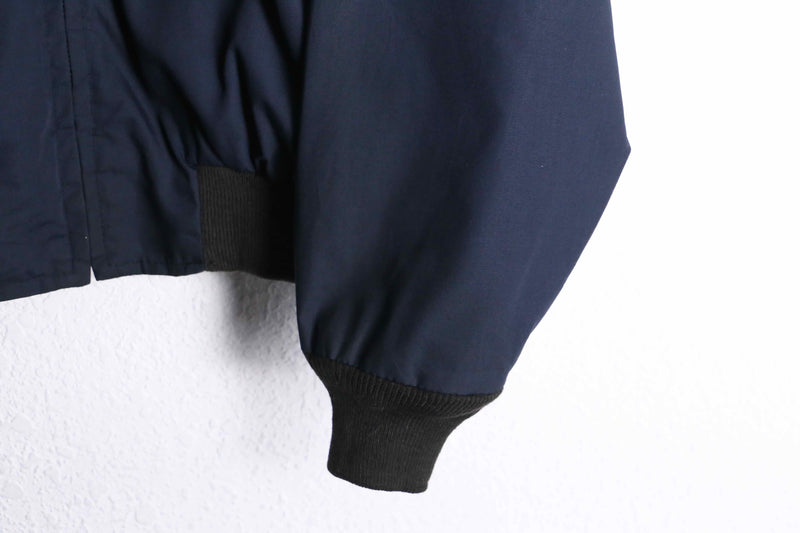 navy color classic swing top jacket