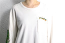"STUSSY" cannabis pattern LS tee
