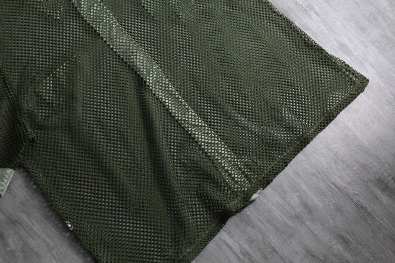 1990s fabric switch mesh S/S shirt